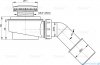 Alcaplast  zestaw odpływowy brodzikowy Ø52 chrom A471CR-50